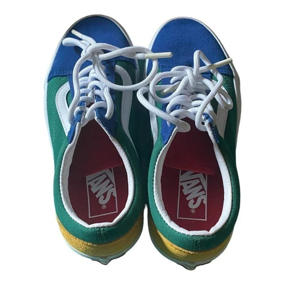 Vans Off The Wall Old Skool Womens Size 6.5 Mens 5 Multicolor Sneakers 500714 - Picture 8 of 12